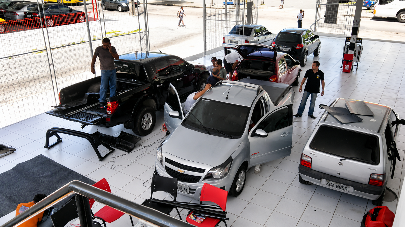 Oficina e showroom Carros Equipadora